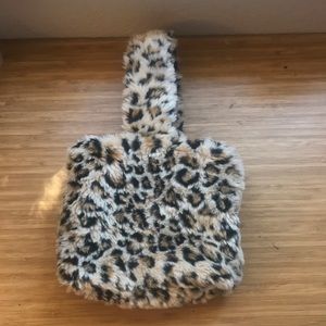 Cheetah bucket bag